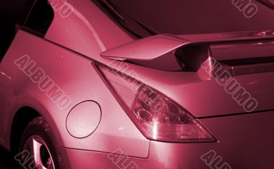 Car view from the back