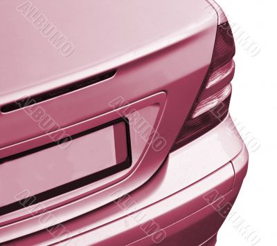 Close-up picture of a car back