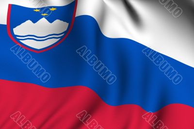 Rendered Slovenian Flag