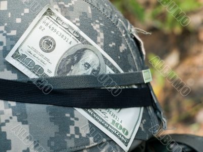 Soldier`s helmet