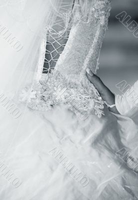 Dress of a bride