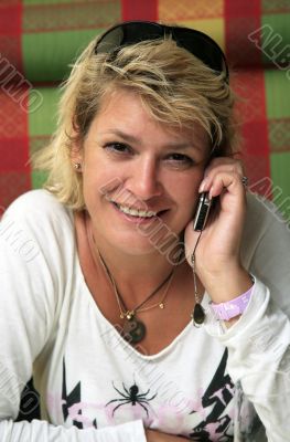 Talking on the phone