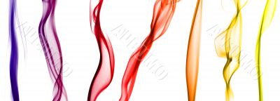 colored smoke panorama