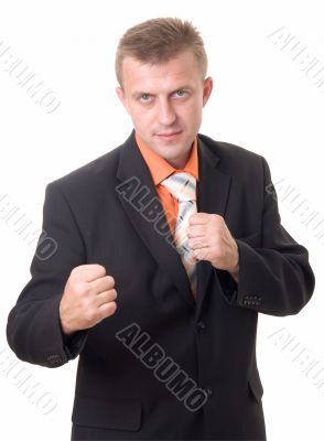 Boxing businessman