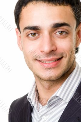 beautiful smiling man
