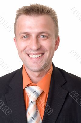 beautiful smiling man