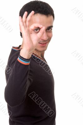 man with O.K.