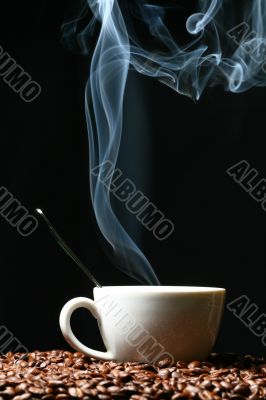 hot morning coffee