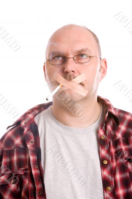 Addicted smoker
