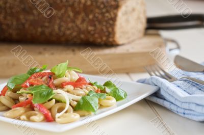 Fresh pasta salad