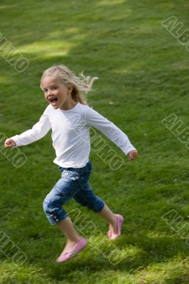 Running girl