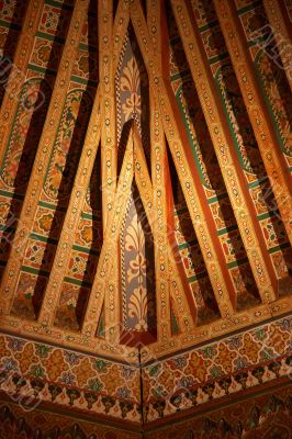 Wooden ceiling