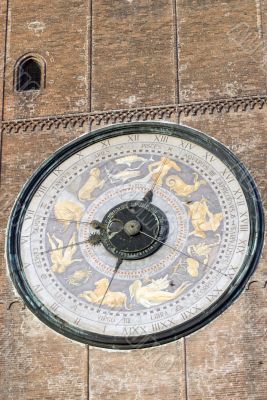Cremona, clock of the cathedral