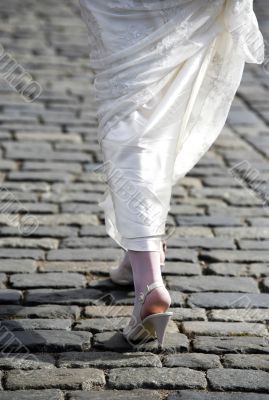 Legs of the bride