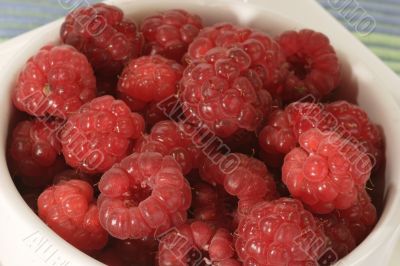 Close-up of raspberries