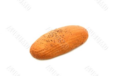 Bread isolated on a white backgriond.