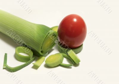 Leek And Egg