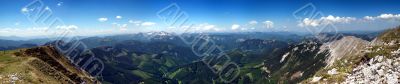 Panorama From The Mountain Veitsch