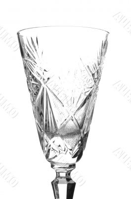 crystal glass closeup