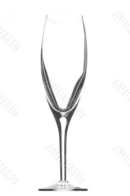 Long wine glass