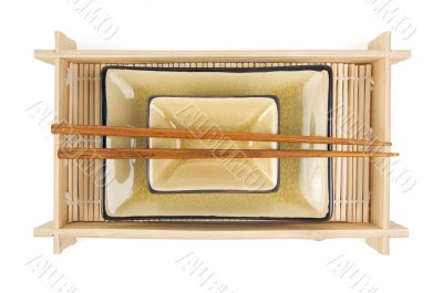 Abstract Chopsticks and Bowls