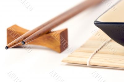 Abstract Chopsticks and Bowls