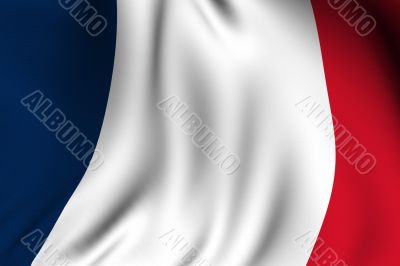 Rendered French Flag