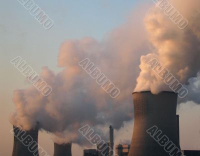 steam of electric power plants