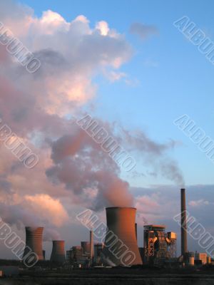 steam of electric power plants