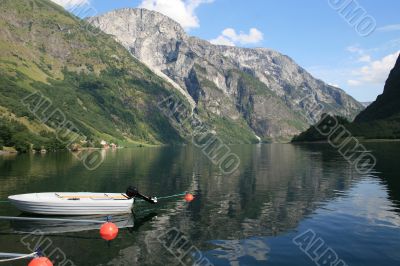 Naeroyfjord - narrowest fjord in Norway