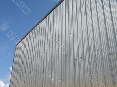 silver industrial building