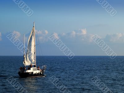 Sailing away