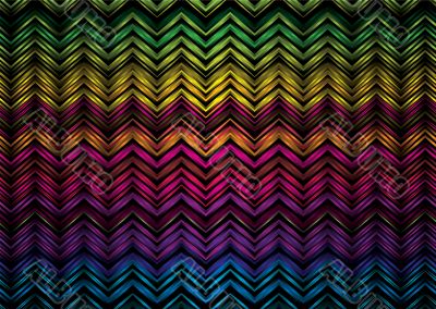 neon zig zag