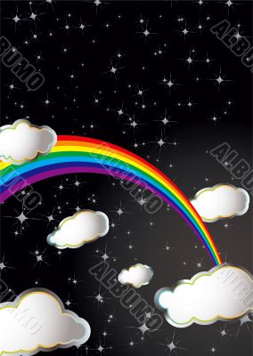 space rainbow