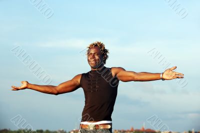 Smiling young man