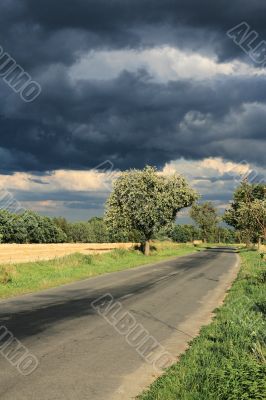 Landscape before the storm