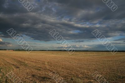 Landscape before the storm