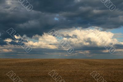 Landscape before the storm