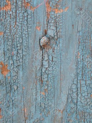 old blue wood wall background