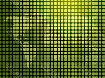 Mosaic world map