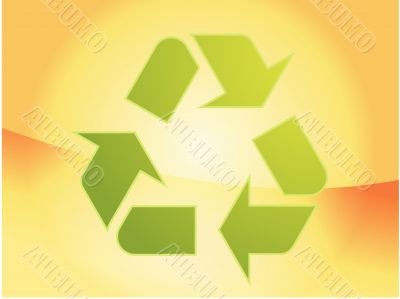 Recycling eco symbol