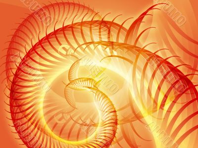Swirly spiral grunge