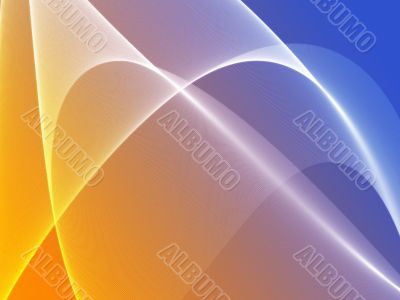 Wavy glowing colors