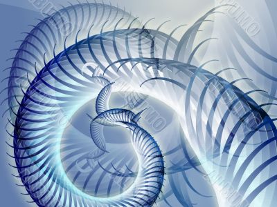 Swirly spiral grunge