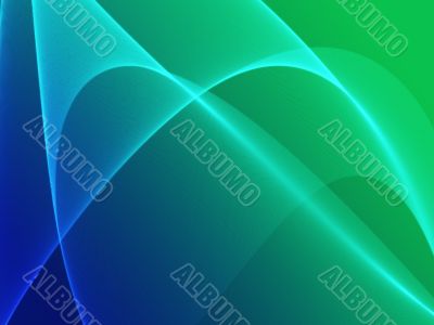 Wavy glowing colors
