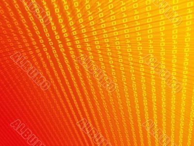 Digits data abstract illustration