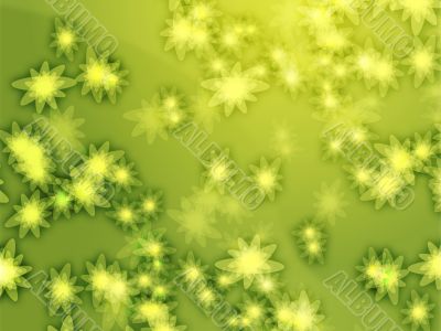 Falling flowers
