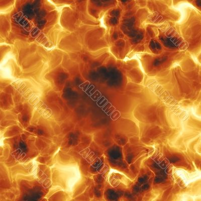 Fiery explosion