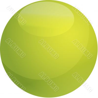 Glossy sphere illustration