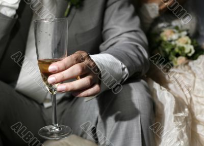 Glass of champagne